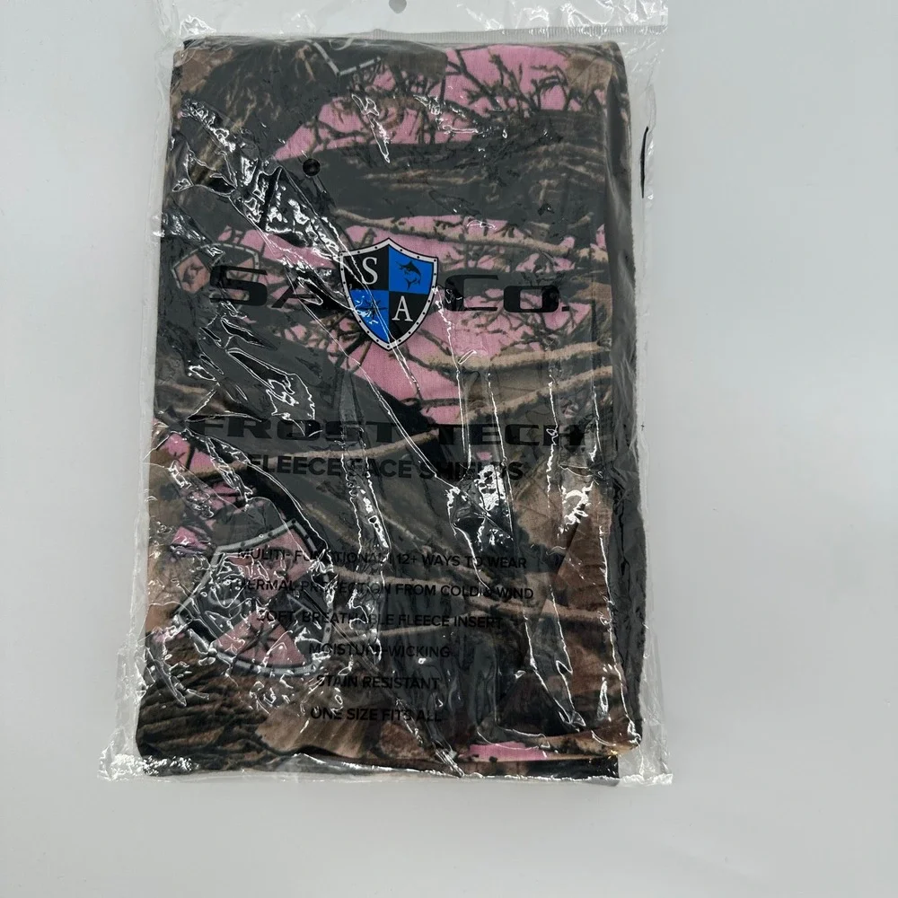 SAS Co Frost Tech Fleece Face Shield Pink‎ Camo Thermal Protection Cold Wind